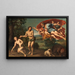 L'expulsie van Adam en Eva - Anoniem — ingelijst kunstwerk aan de muur