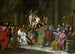 L'Induction d'un nouveau membre dans le groupe des peintres du Nord à Rome - Anonyme — weergave van het kunstwerk