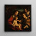 Het Huwelijk van Sint Catharina - Anoniem — ingelijst kunstwerk aan de muur