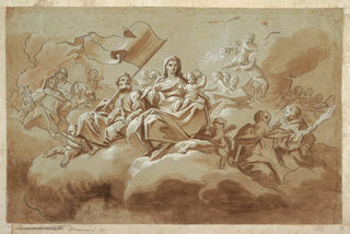 Anonymous - The Virgin and Child Surrounded by Saints.webp