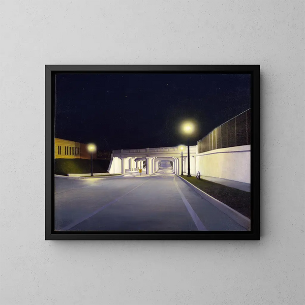 Passage ondergrond in New York - Anoniem — ingelijst kunstwerk aan de muur