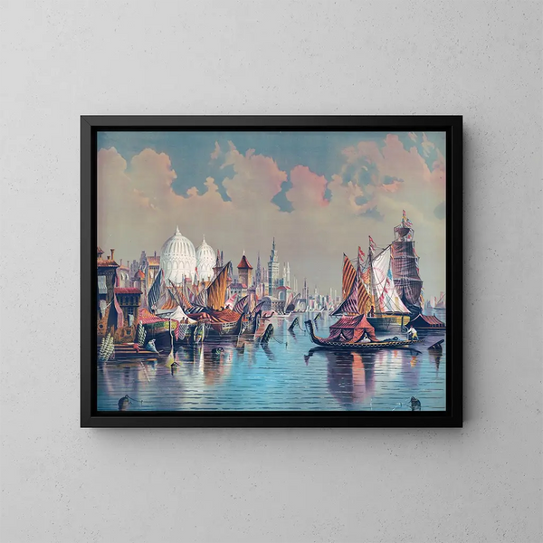 Venise, trots van de zee - Anoniem — ingelijst kunstwerk aan de muur