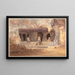 Vue d'Éléphanta - Anoniem — ingelijst kunstwerk aan de muur
