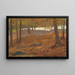 Hout in de herfst - Anoniem — ingelijst kunstwerk aan de muur