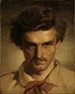 Zelfportret van jeugd - Anselm Feuerbach — weergave van het kunstwerk