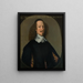 Chrysostome Coeler - Anselm van Hulle — ingelijst kunstwerk aan de muur