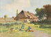 Een zomerdag op het platteland - Antal Neogrády — weergave van het kunstwerk