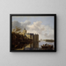 Het kasteel van Montfoort bij Utrecht - Anthonie Jansz van der Croos — ingelijst kunstwerk aan de muur