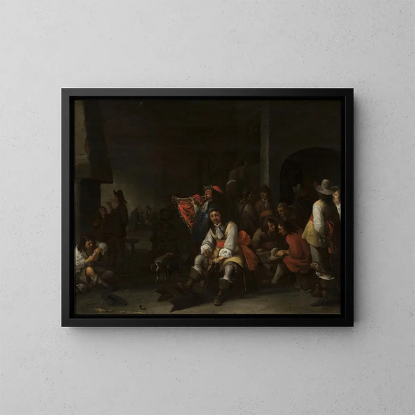 Guard Post - Anthonie Palamedesz — framed artwork on a wall