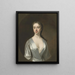 Portret van een dame, traditioneel geïdentificeerd als Joyce Leeson - Anthony Lee — ingelijst kunstwerk aan de muur