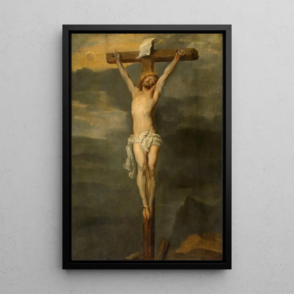 Reproductie van het schilderij Christus aan het kruis - Antoine van Dyck