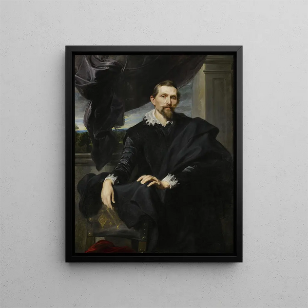 Frans Snyders - Antoine van Dyck — ingelijst kunstwerk aan de muur
