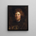 Hoofd van een jonge man - Antoine van Dyck — ingelijst kunstwerk aan de muur