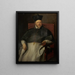 van Joannes Malderus, bisschop van Antwerpen - Antoine van Dyck — ingelijst kunstwerk aan de muur