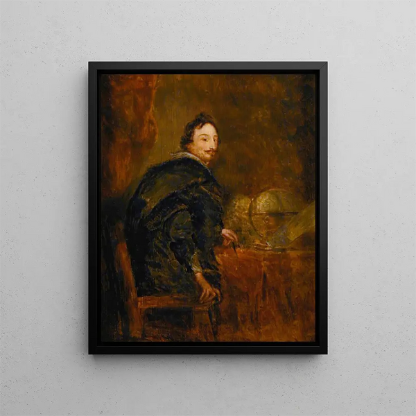 Lucas van Uffele - Antoine van Dyck — ingelijst kunstwerk aan de muur