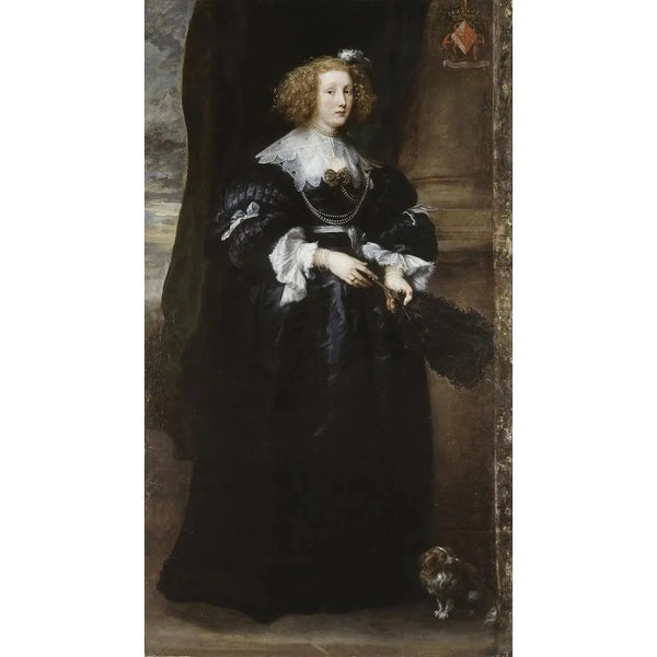 Marie de Raet - Antoine van Dyck — ingelijst kunstwerk aan de muur