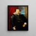 Portret van Jaspar de Charles van Nieuwenhoven - Antoine van Dyck — ingelijst kunstwerk aan de muur