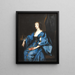 La reine Henriette Marie d'Angleterre - Antoine van Dyck — ingelijst kunstwerk aan de muur