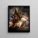 Sint Rosalie die bidt voor de pestlijders van Palermo - Antoine van Dyck — ingelijst kunstwerk aan de muur
