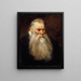Studie van het hoofd van een oude man met een witte baard - Antoine van Dyck — ingelijst kunstwerk aan de muur