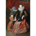 Susanna Fourment en haar dochter - Antoine van Dyck — weergave van het kunstwerk