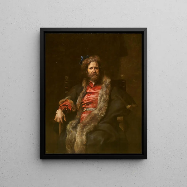 De schilder Martin Ryckaert - Antoine van Dyck — ingelijst kunstwerk aan de muur