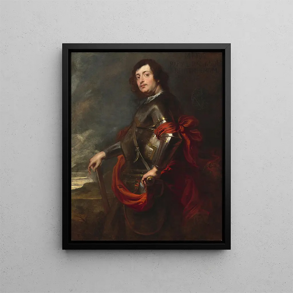 Le préfet Raffaele Raggi - Antoine van Dyck — ingelijst kunstwerk aan de muur