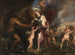Thétis ontvangt Achilles' nieuwe pantser in Vulcain's atelier - Antoine van Dyck — weergave van het kunstwerk