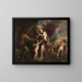 Thétis ontvangt Achilles' nieuwe pantser in Vulcain's atelier - Antoine van Dyck — ingelijst kunstwerk aan de muur