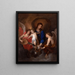 Maagd met Kind en muzikale engelen - Antoine van Dyck — ingelijst kunstwerk aan de muur