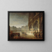 Bénédiction des drapeaux sur le parvis de Notre-Dame - Antoine-Jean Gros — ingelijst kunstwerk aan de muur