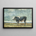 Stier - Antoine-Louis Barye — ingelijst kunstwerk aan de muur