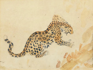 AntoineLouis Barye - Study Of A Panther Attacking A Prey.webp
