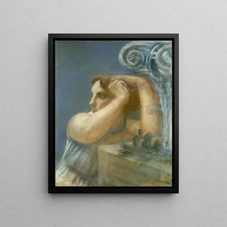 Antoine Bourdelle - Tte de femme au chapiteau.webp