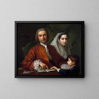 Antoine De Favray - DrSavatore Bernard with His Wife and Son.webp