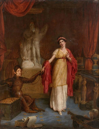 Antoine Dubost - La belle et la bte allgorie satyrique de Thomas Hope et de son pouse Louisa.webp