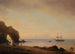 Étretat de poort van Aval - Antoine Morel-Fatio — weergave van het kunstwerk