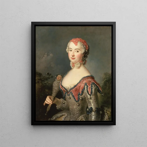 Charlotte Fredrika Sparre - Antoine Pesne — framed artwork on a wall