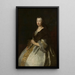 Portret van Sophia Hedwig von Tettau 1662-1733 - Antoine Pesne — ingelijst kunstwerk aan de muur
