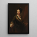 Zelfportret - Antoine Pesne — ingelijst kunstwerk aan de muur