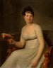 Portrait of Mme Delahaye - Antoine Vestier — artwork view