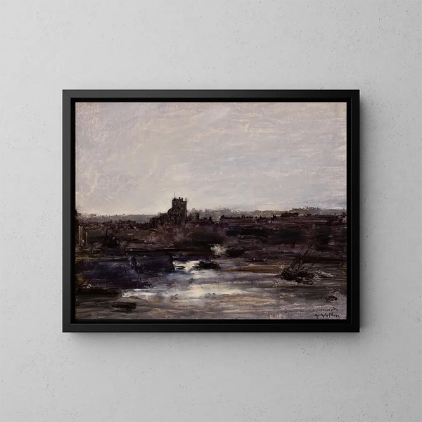 Dieppe - Antoine Vollon — framed artwork on a wall