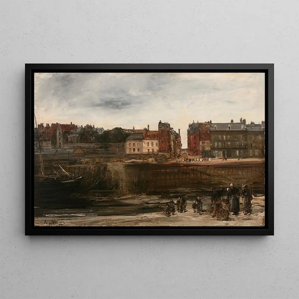 Antoine Vollon - Vue prsume dun port en Normandie.webp