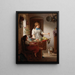 Een culinaire idylle - Anton Ebert — ingelijst kunstwerk aan de muur