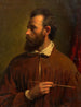 Zelfportret van Friedrich von Amerling - Anton Ebert — weergave van het kunstwerk