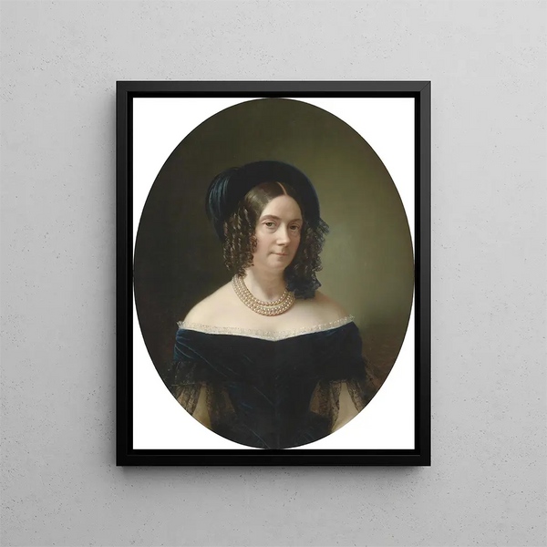 L'archiduchesse Dorothée - Anton Einsle — framed artwork on a wall