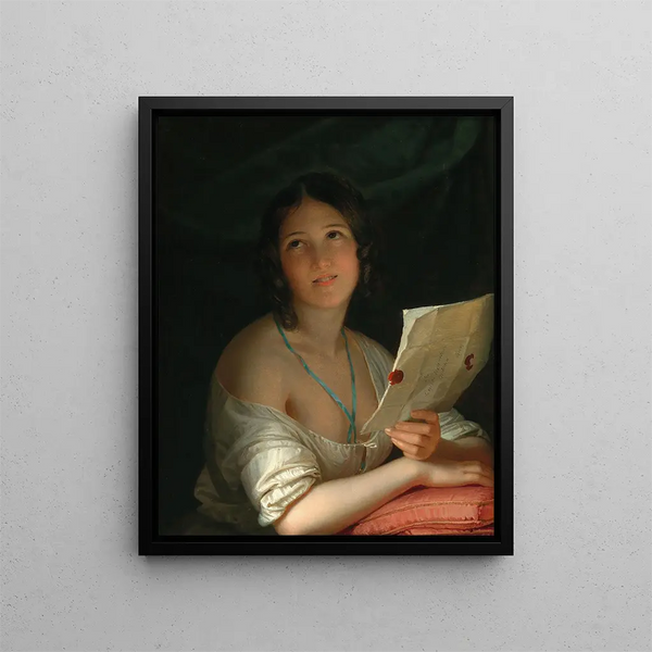 The letter - Anton Einsle — framed artwork on a wall