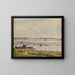 Côte danoise de la mer Baltique au fjord de Roskilde, Seeland - Anton Erik Christian Thorenfeld — ingelijst kunstwerk aan de muur