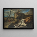 Landschap met hinderlaag - Anton Faistenberger — ingelijst kunstwerk aan de muur