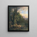 van de bergbossen van Stiermarken bij Neuberg - Anton Hansch — ingelijst kunstwerk aan de muur